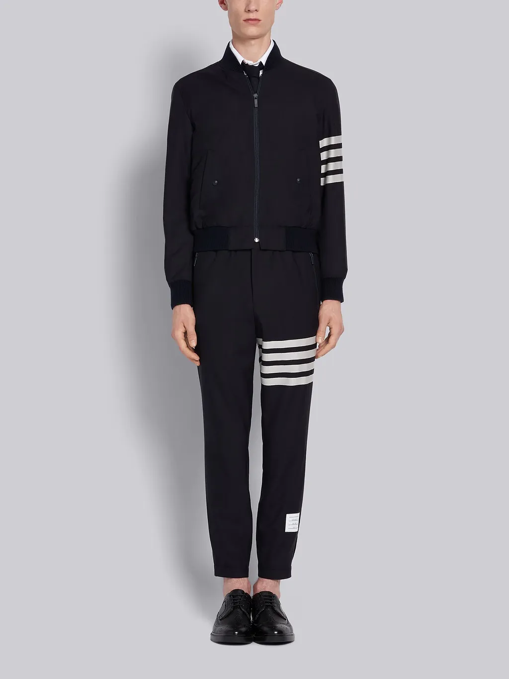 Plain Weave Suiting Track Pants