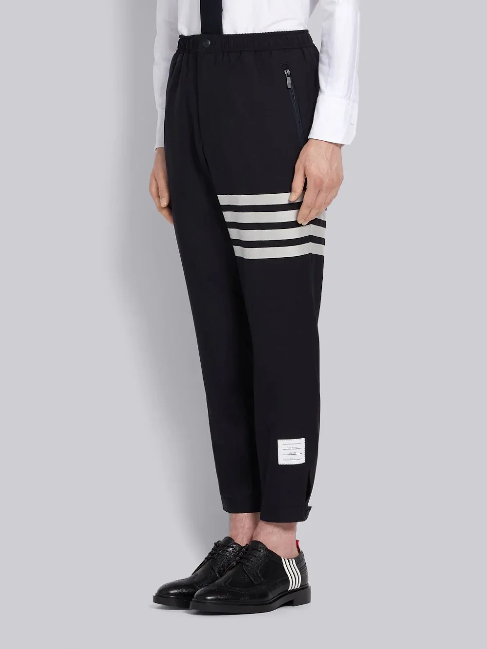 Plain Weave Suiting Track Pants