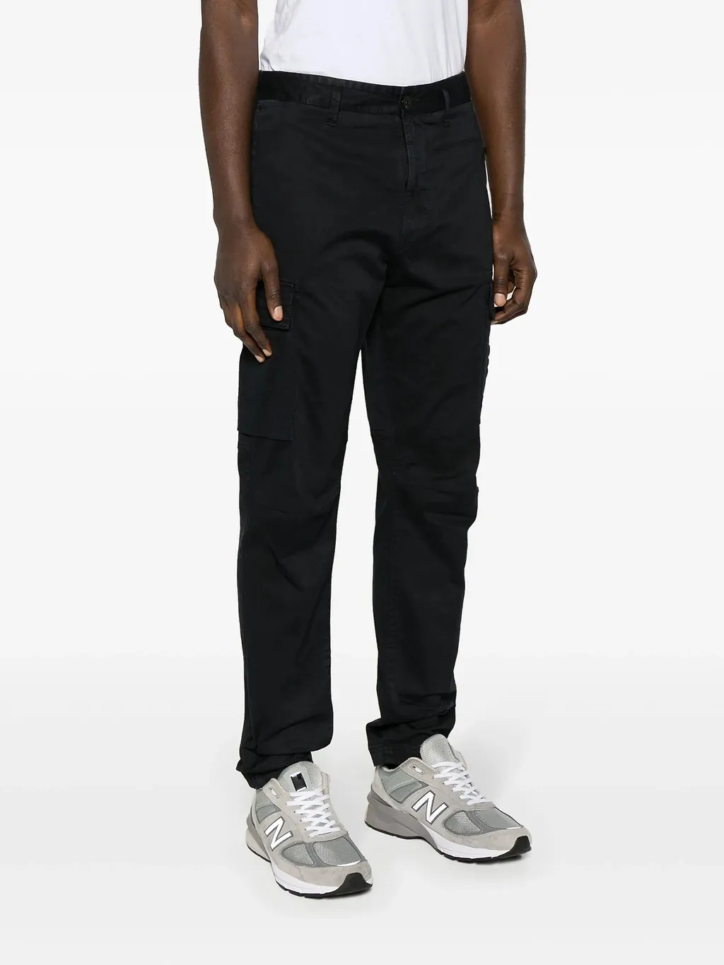 Stone Island Logo Patch Cargo Pants