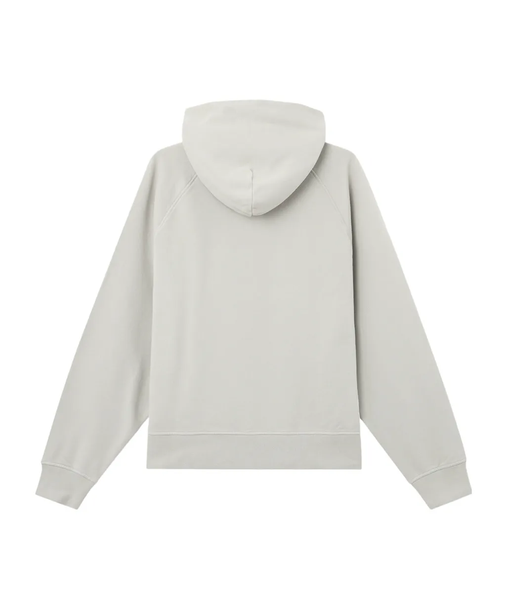 Oversized-Fit Raglan Hooded Sweatshirt