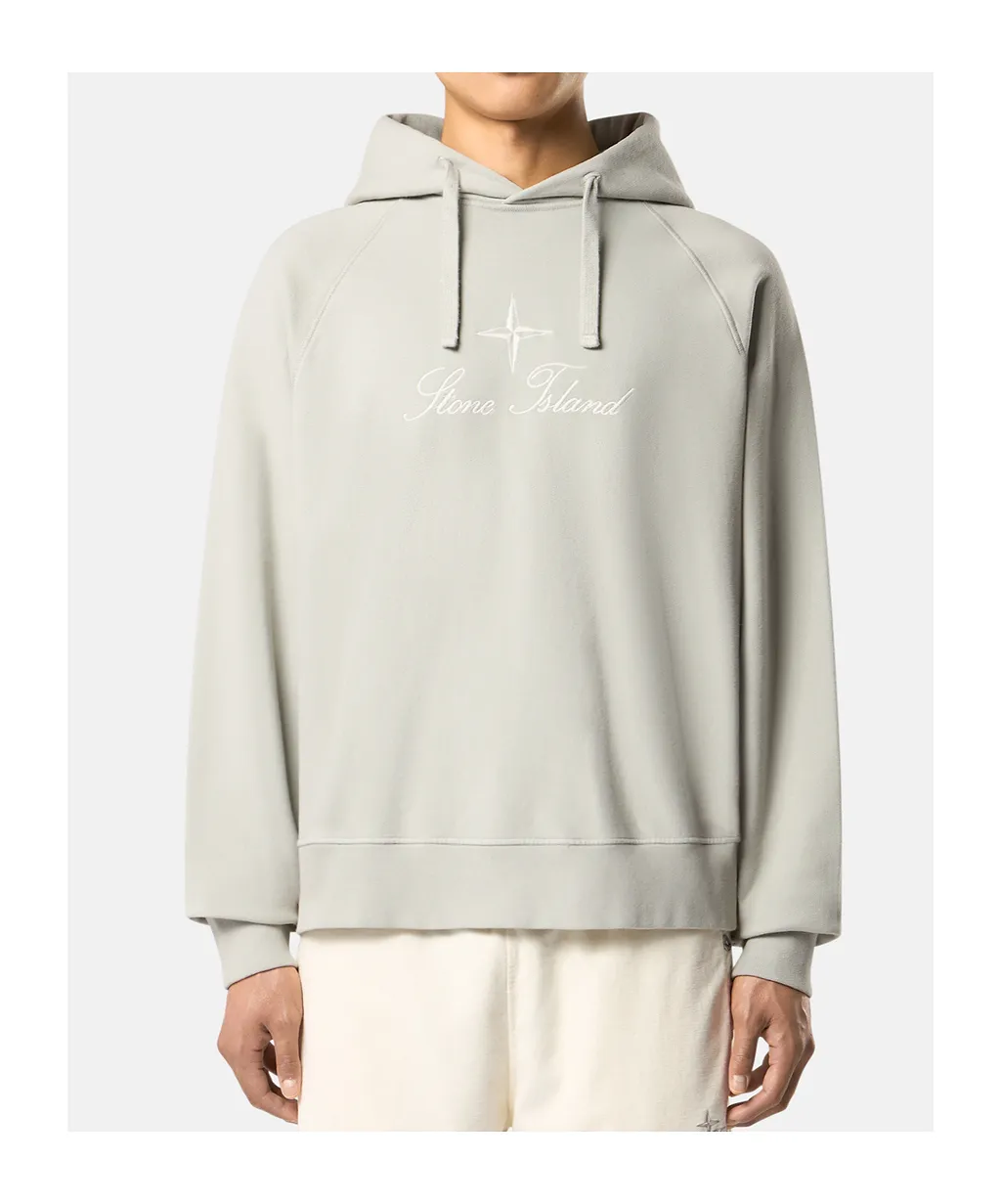 Oversized-Fit Raglan Hooded Sweatshirt