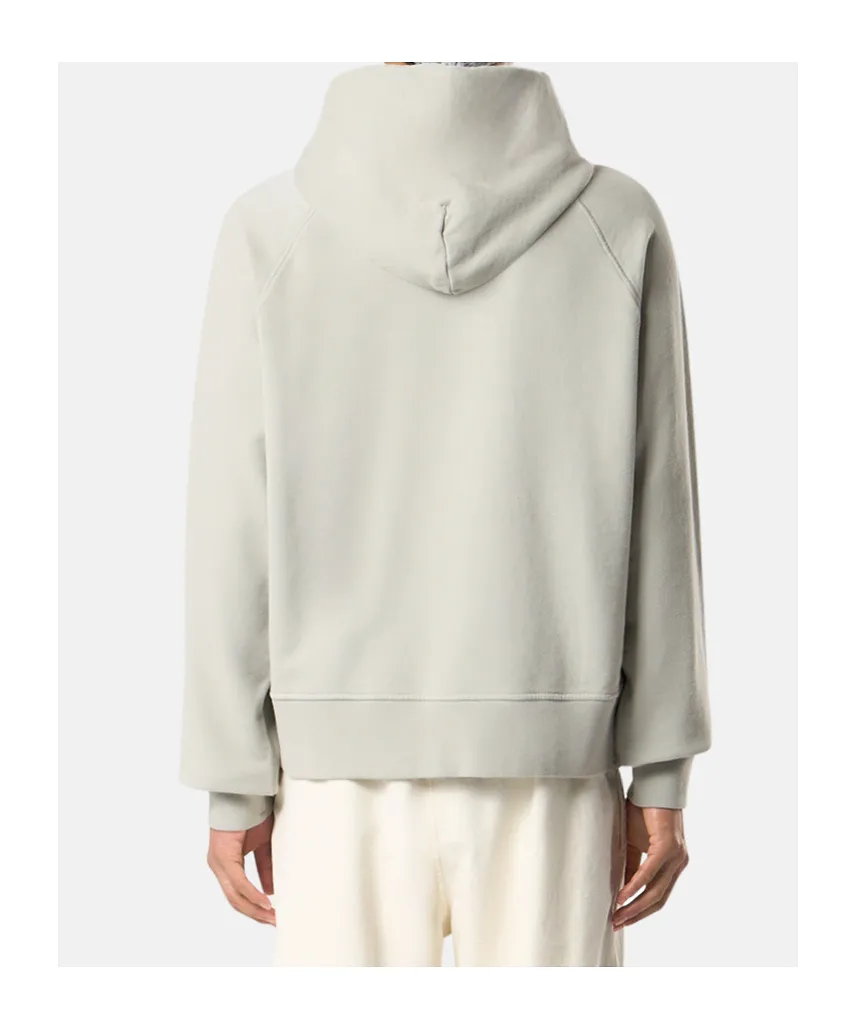 Oversized-Fit Raglan Hooded Sweatshirt