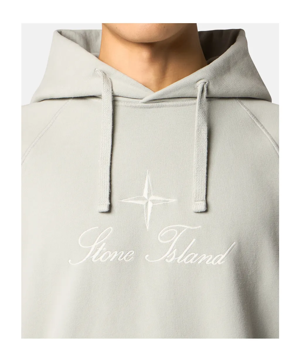 Oversized-Fit Raglan Hooded Sweatshirt