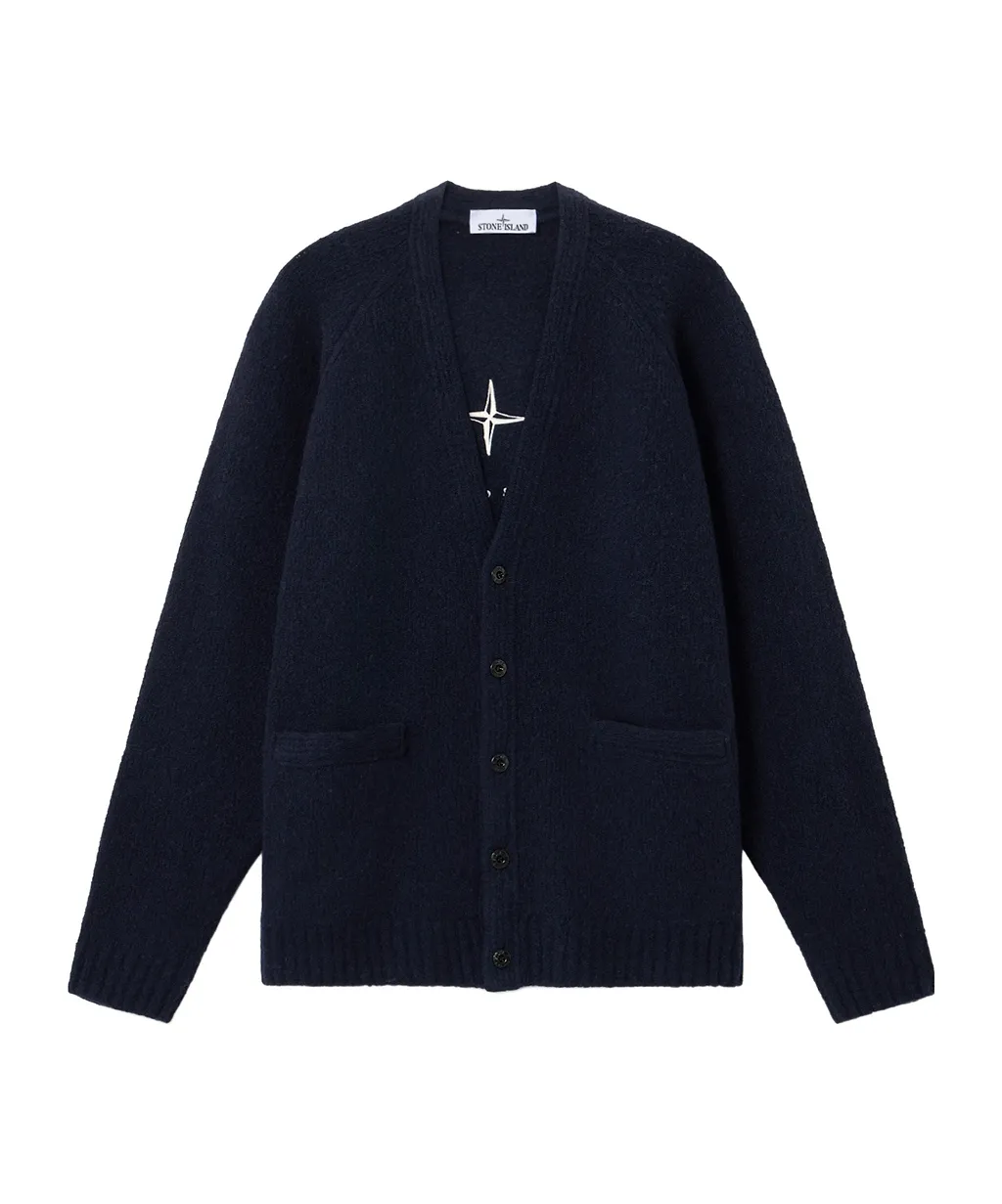 Oversized-Fit Raglan V-Neck Cardigan