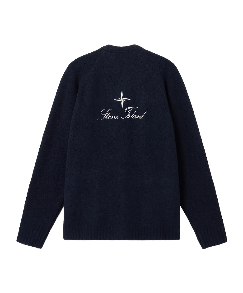 Oversized-Fit Raglan V-Neck Cardigan