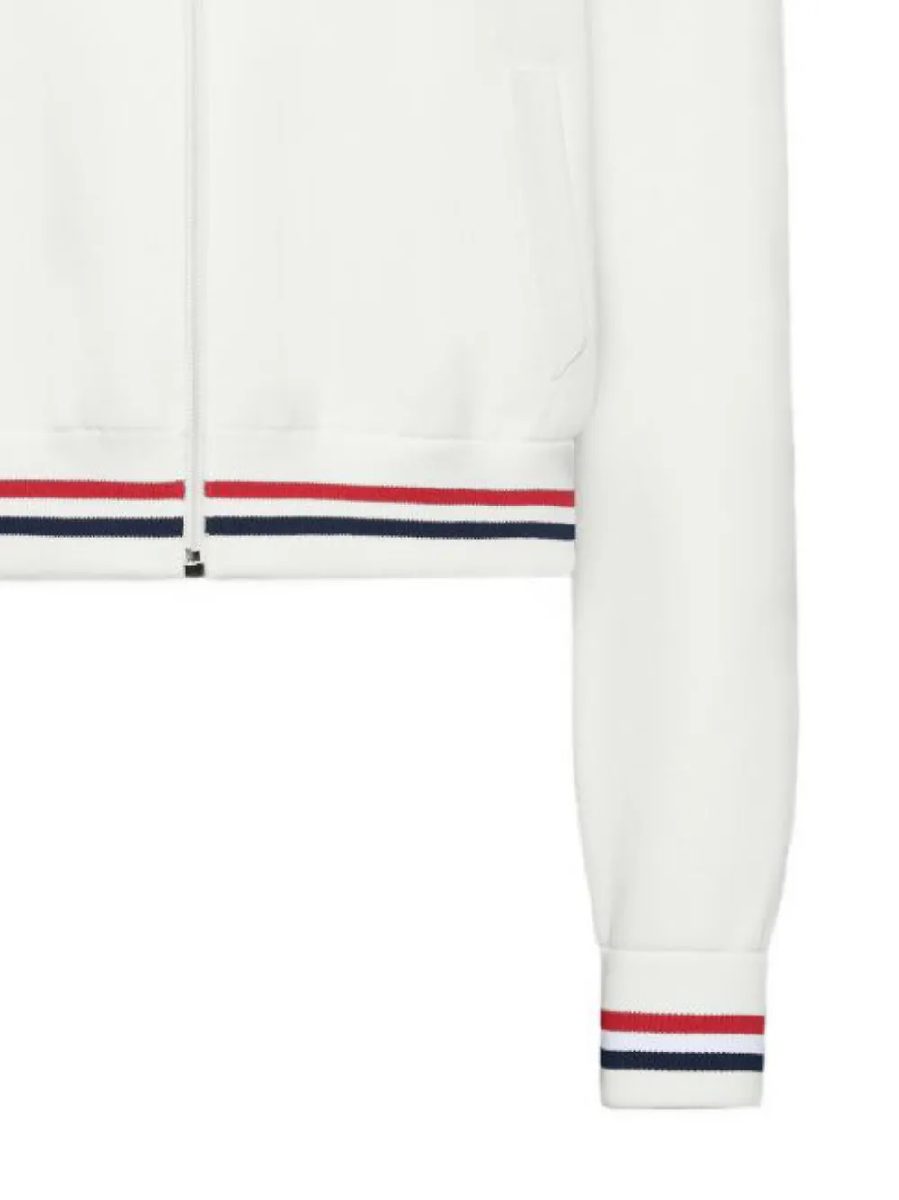 Thom Browne Striped Trim Zip-Up Jacket