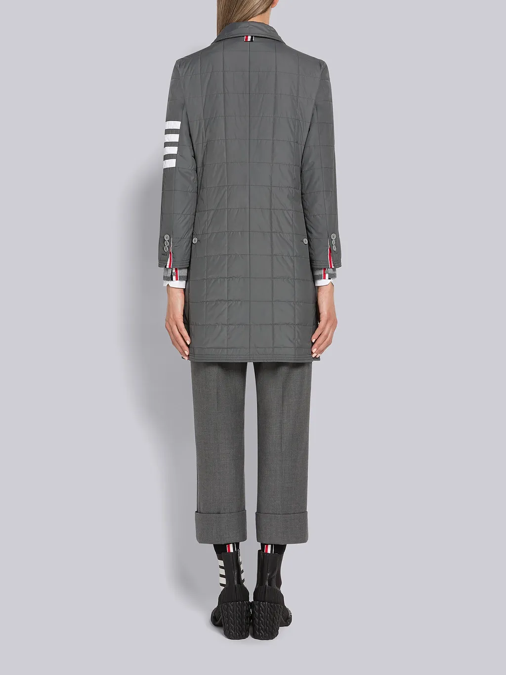Stripe Detail Down Jacket