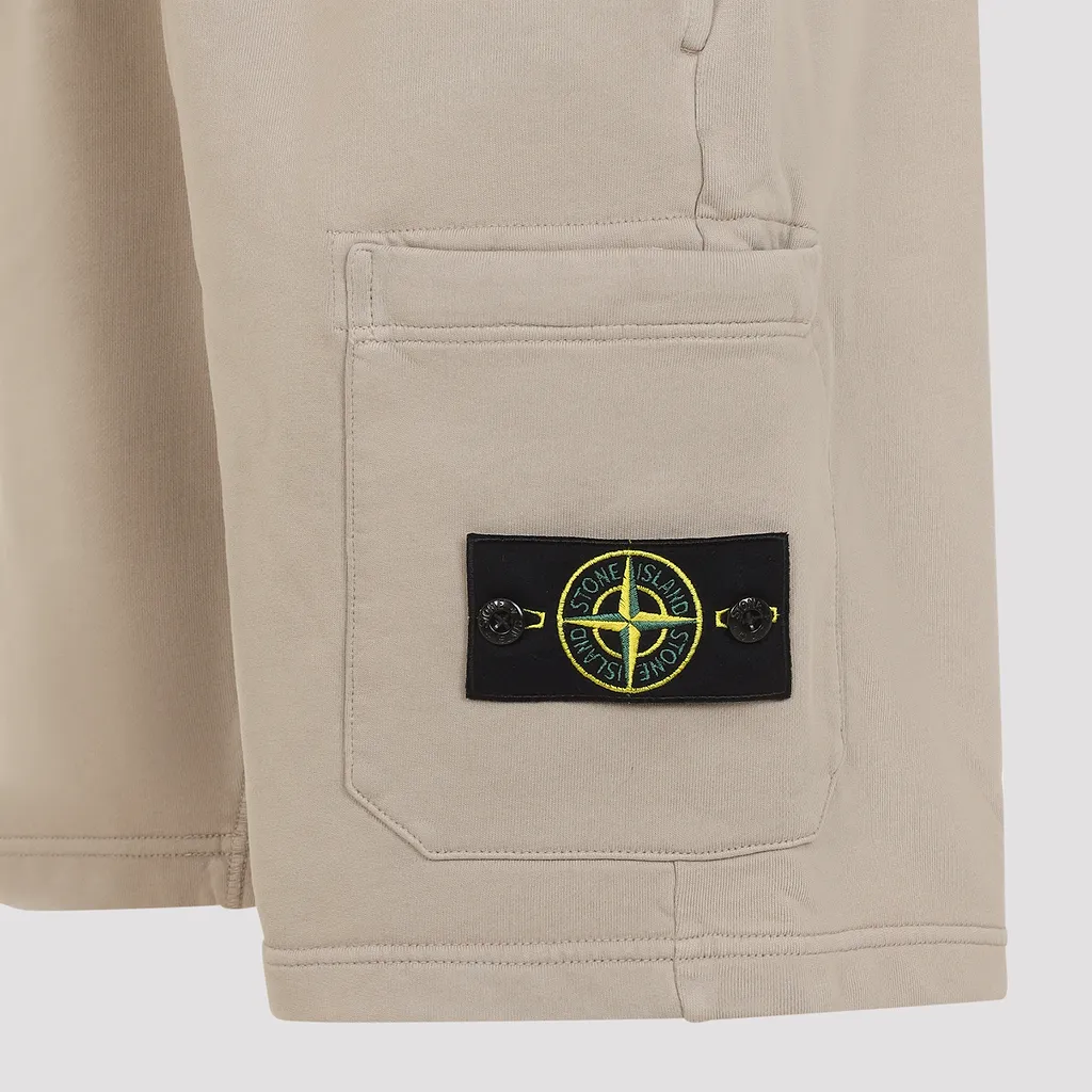 Stone Island Logo Patch Drawstring Trousers