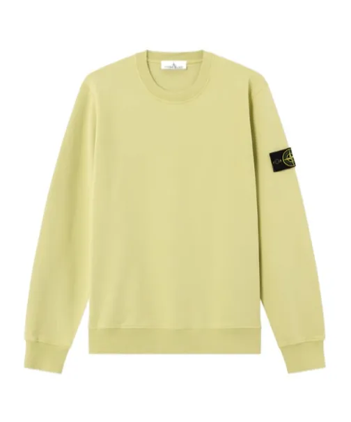 Regular-Fit Crewneck Sweatshirt With Elasticated Cuffs