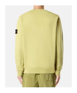 Regular-Fit Crewneck Sweatshirt With Elasticated Cuffs