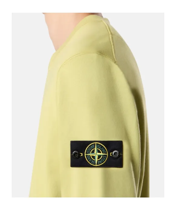 Regular-Fit Crewneck Sweatshirt With Elasticated Cuffs