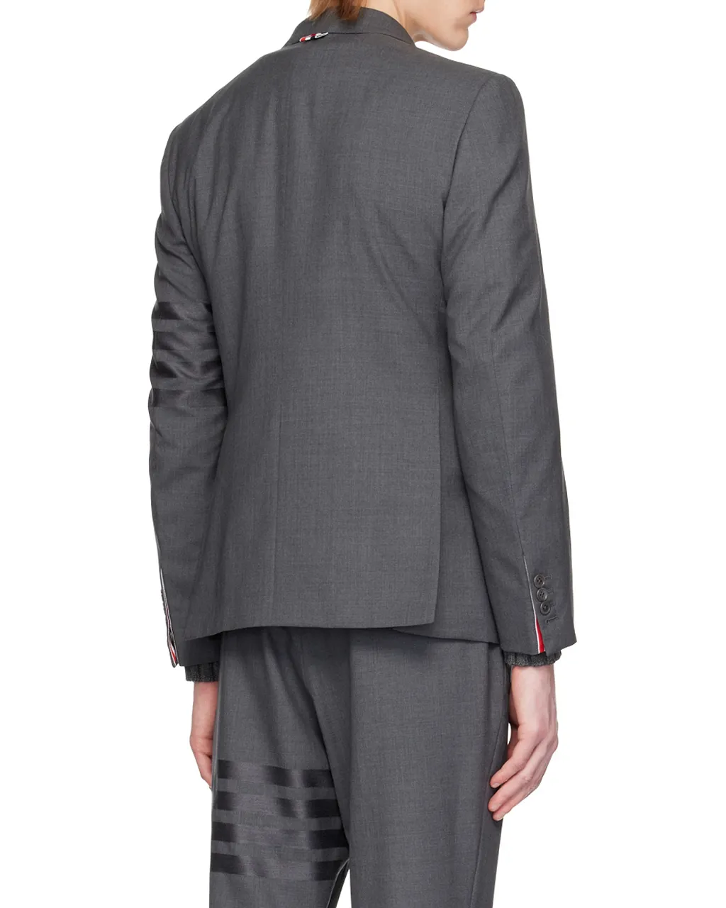 Thom Browne 4-Bar Single-Breasted Blazer