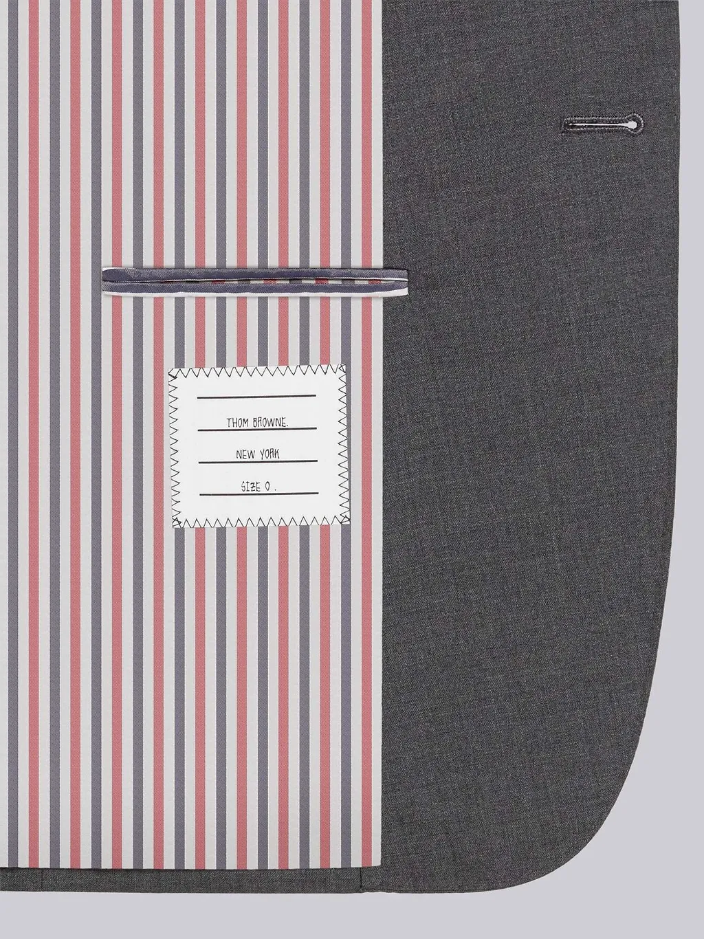 Thom Browne 4-Bar Single-Breasted Blazer