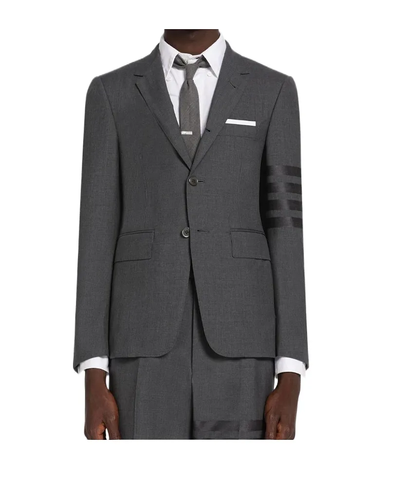Thom Browne 4-Bar Single-Breasted Blazer