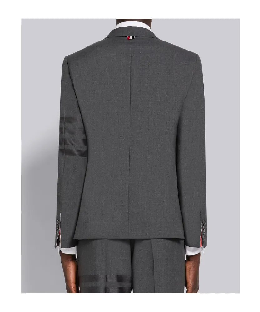 Thom Browne 4-Bar Single-Breasted Blazer