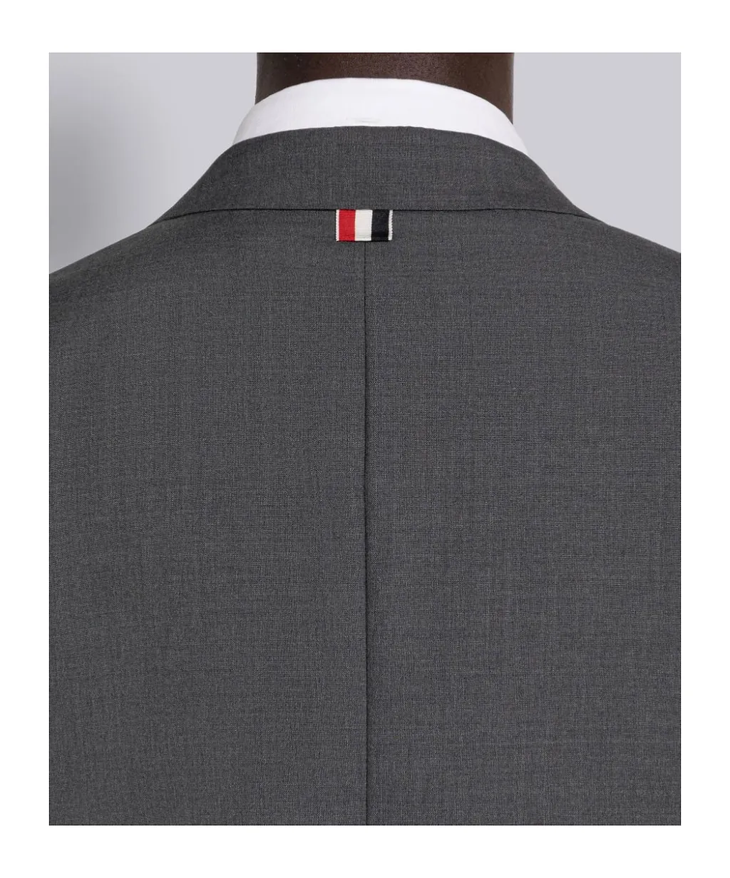 Thom Browne 4-Bar Single-Breasted Blazer