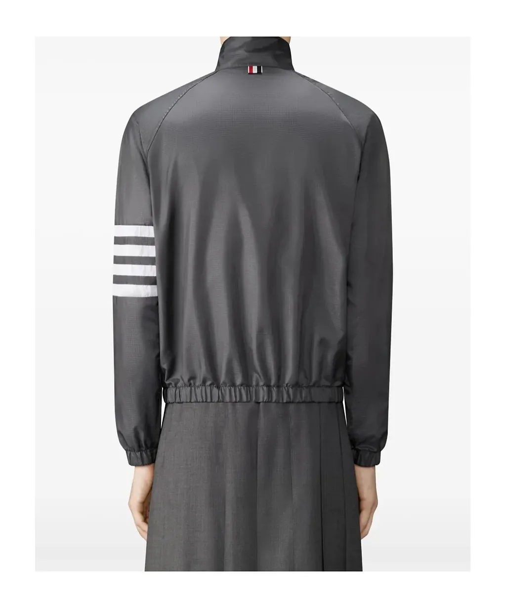 Thom Browne 4-Bar Stripe Zipped Jacket