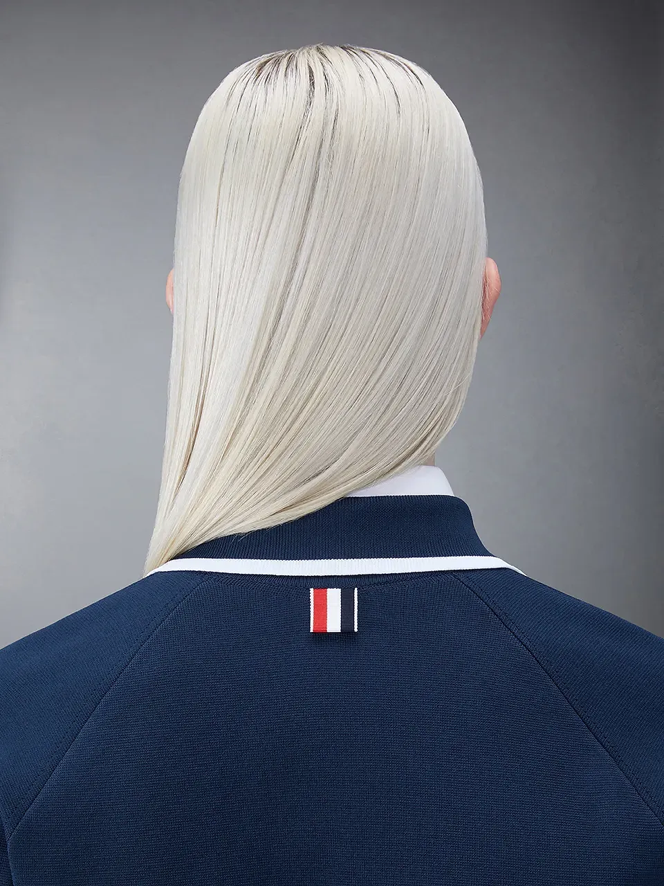 Thom Browne 4-Bar Striped Button-Up Jacket