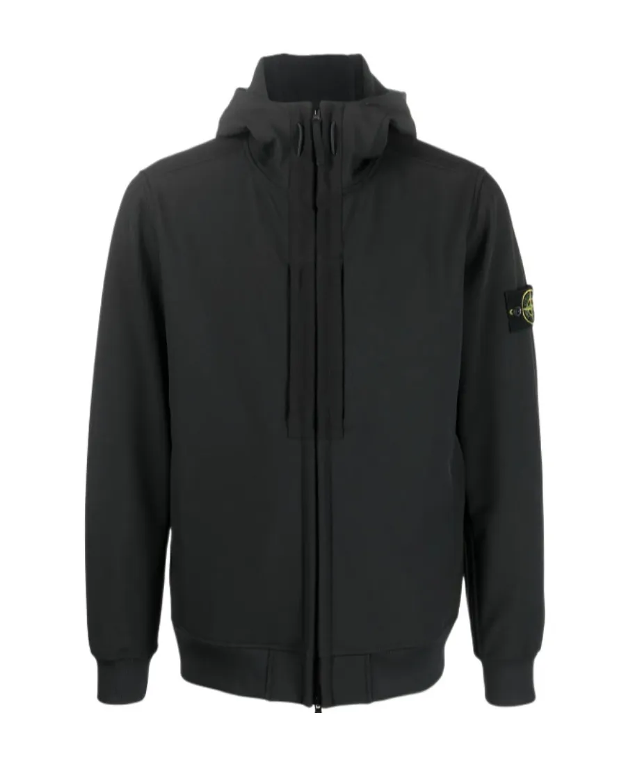 Stone Island Zip-Up Drawstring Jacket