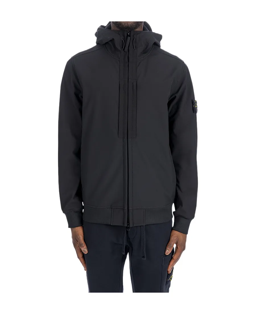 Stone Island Zip-Up Drawstring Jacket
