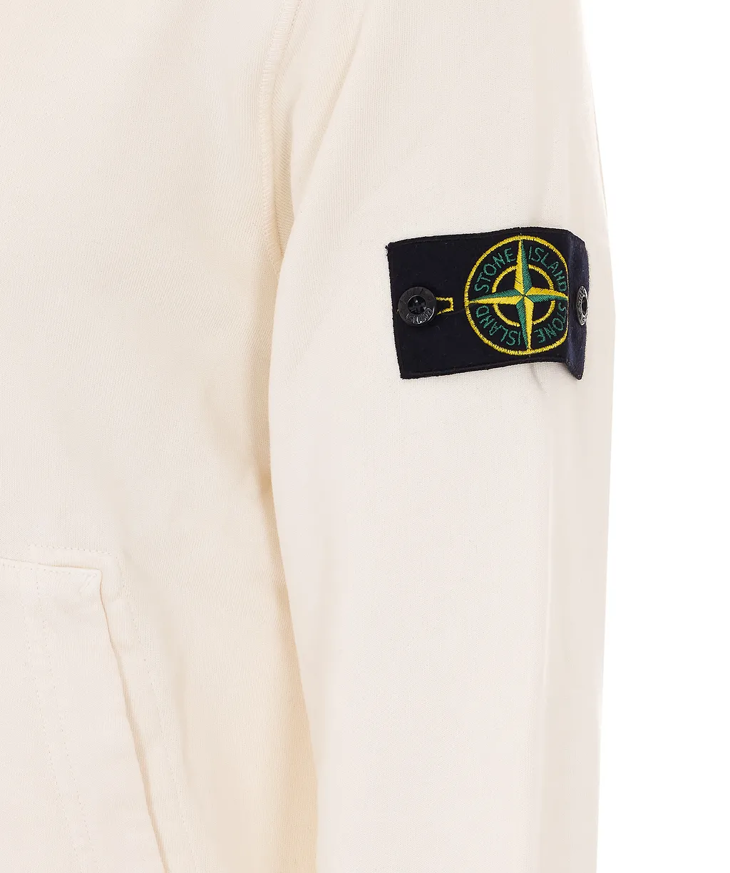Stone Island Zip-Up Drawstring Hoodie