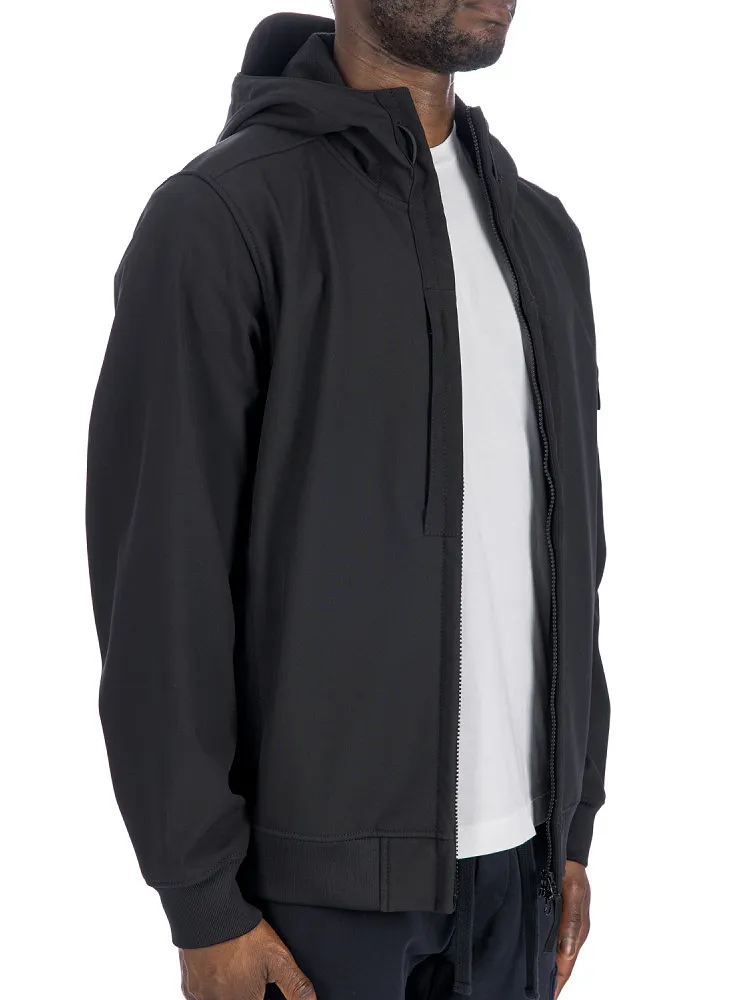 Stone Island Zip-Up Drawstring Jacket