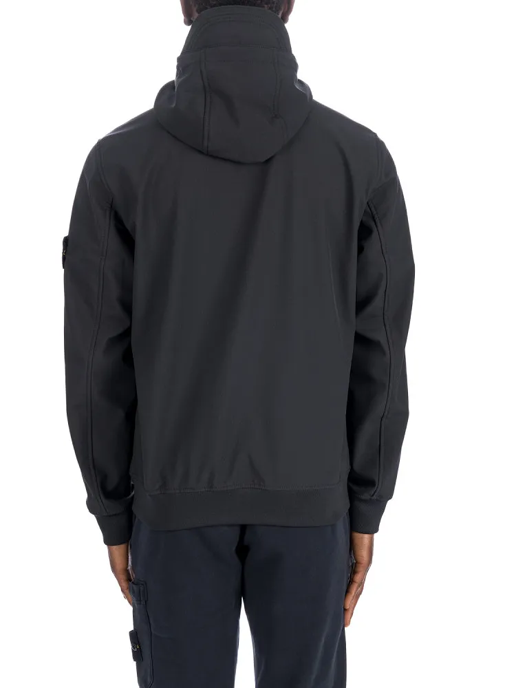 Stone Island Zip-Up Drawstring Jacket