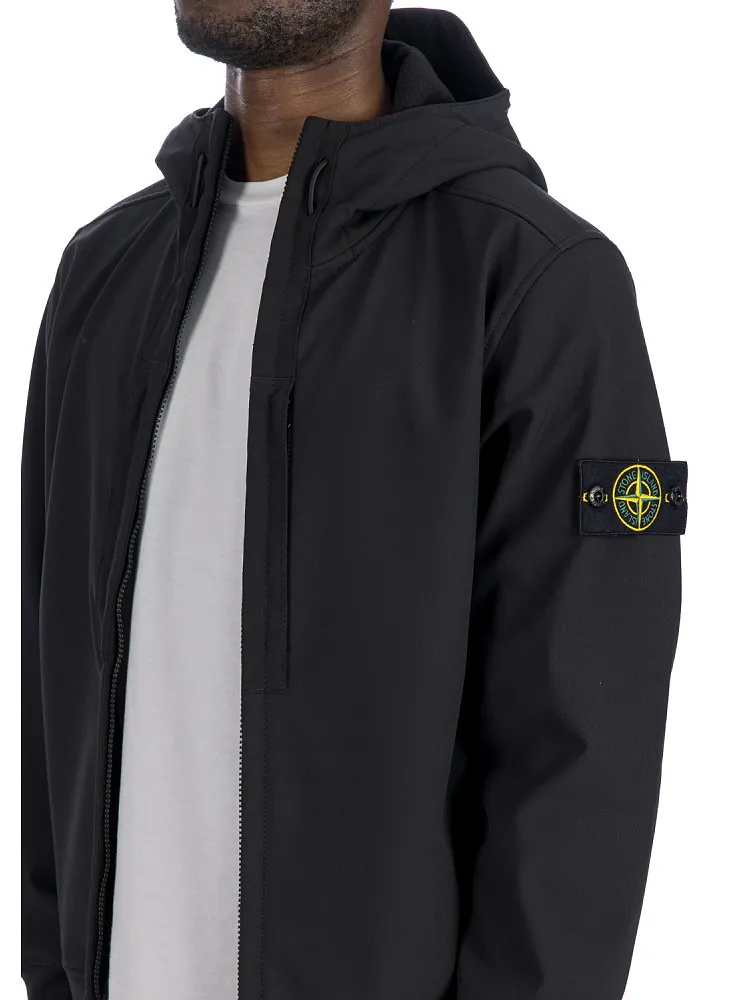 Stone Island Zip-Up Drawstring Jacket