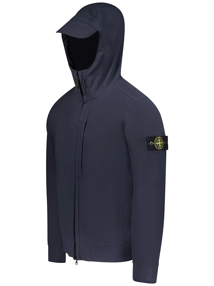 Stone Island Zip-Up Drawstring Jacket