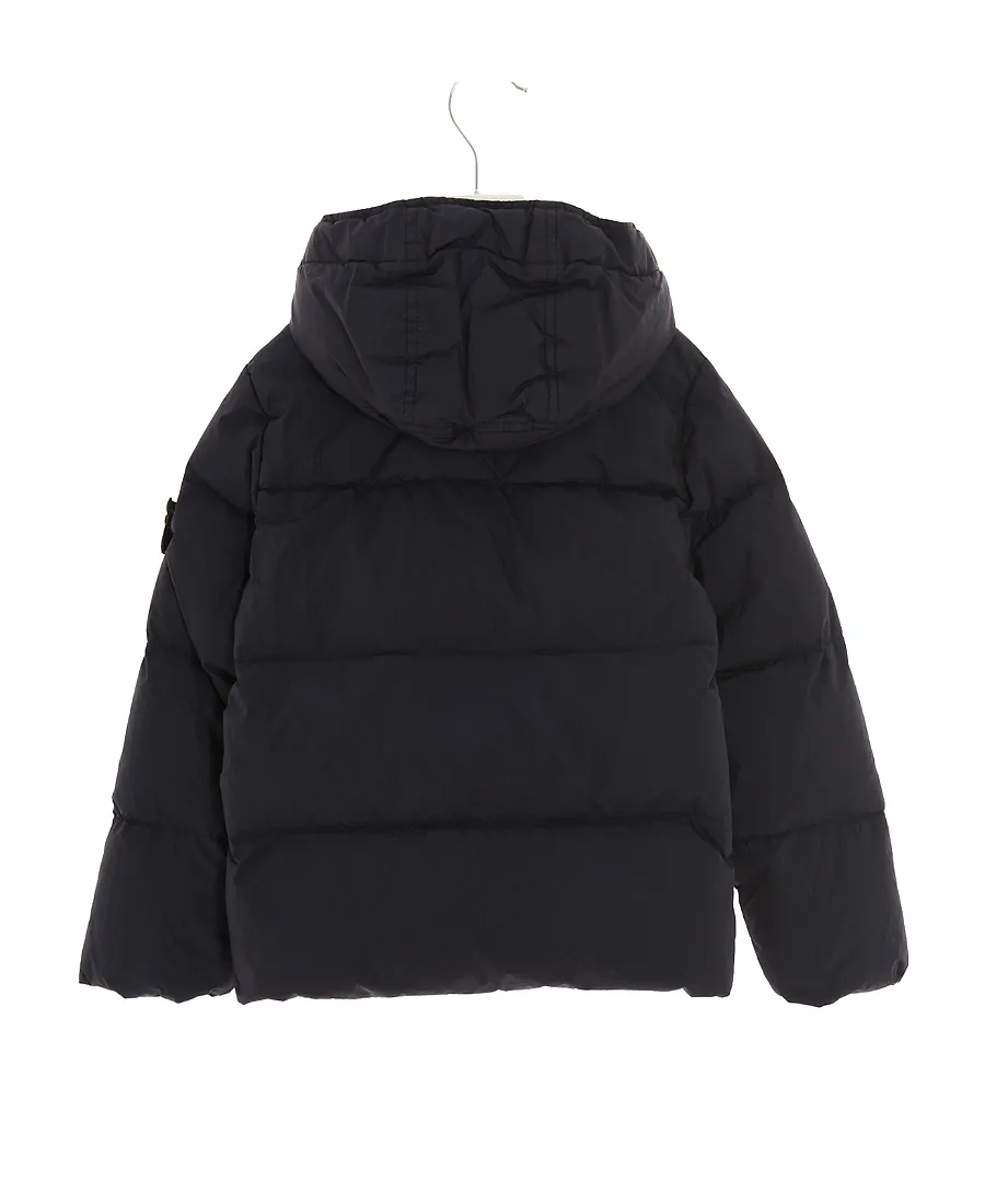 Teen Logo-Patch Feather-Down Jacket