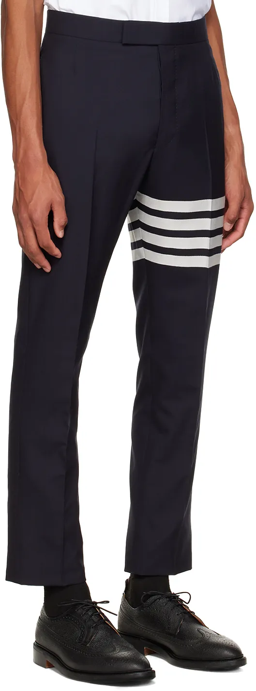 Thom Browne 4-Bar Striped Detail Trousers