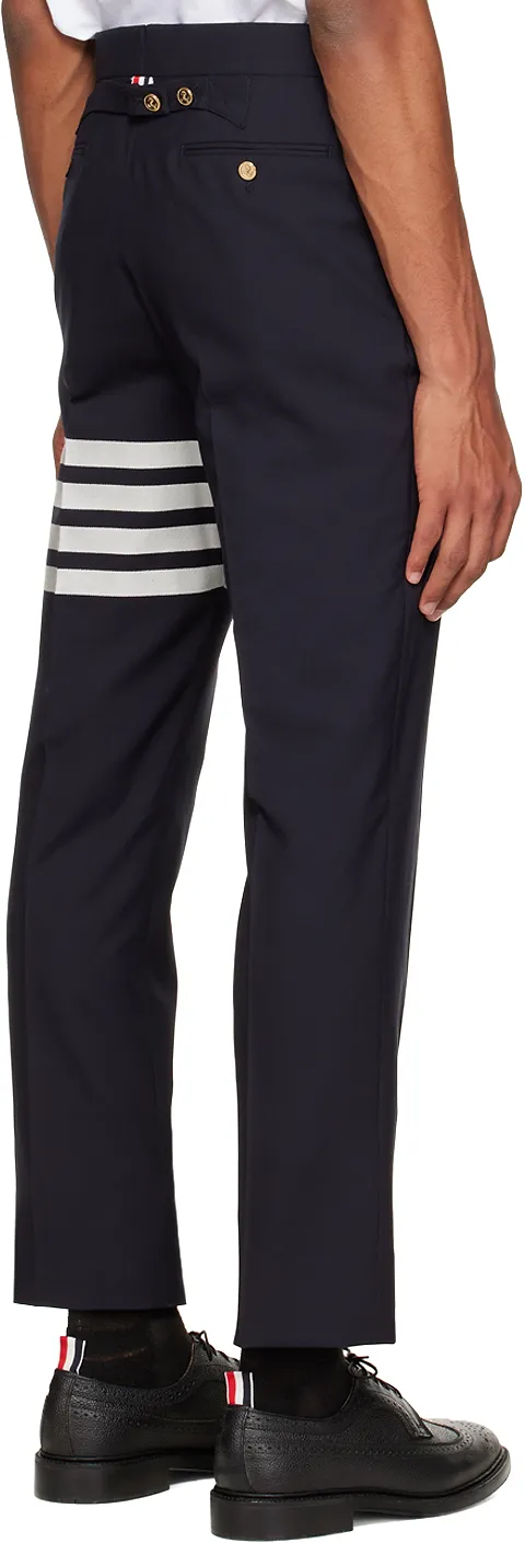Thom Browne 4-Bar Striped Detail Trousers