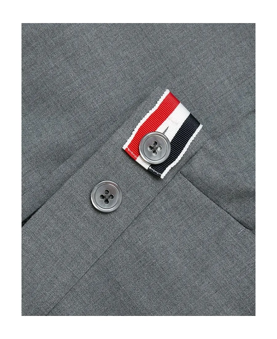 Thom Browne 4-Bar Striped Slim Cut Trousers