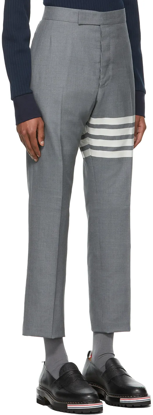 Thom Browne 4-Bar Striped Trousers