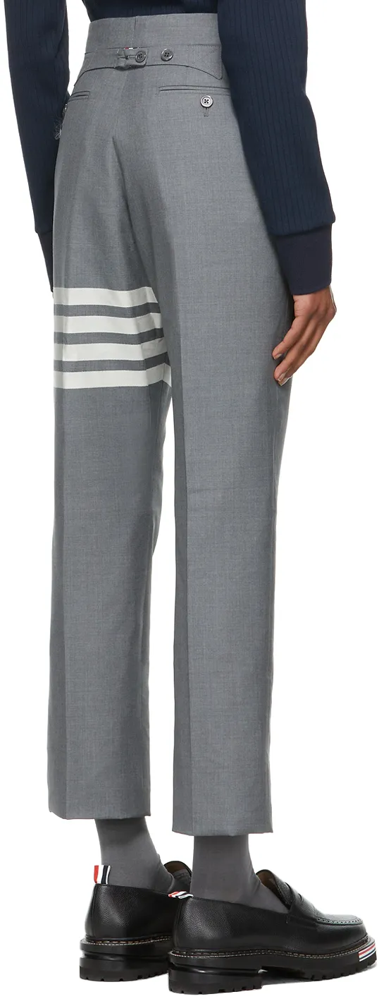 Thom Browne 4-Bar Striped Trousers