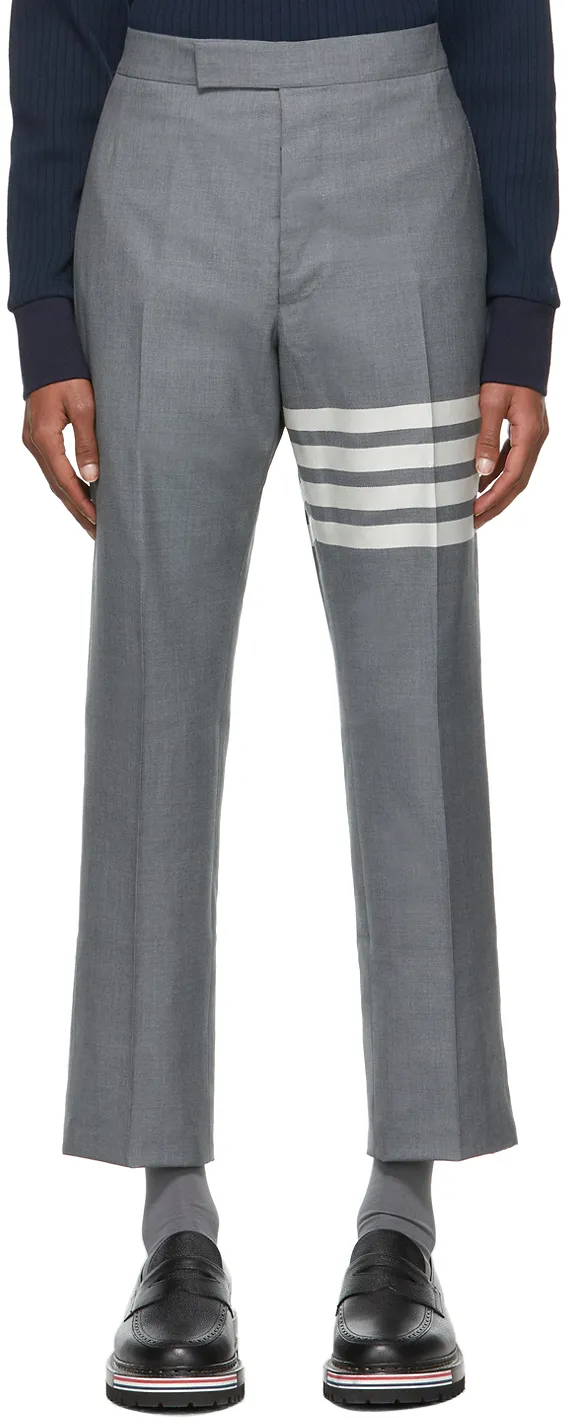 Thom Browne 4-Bar Striped Trousers