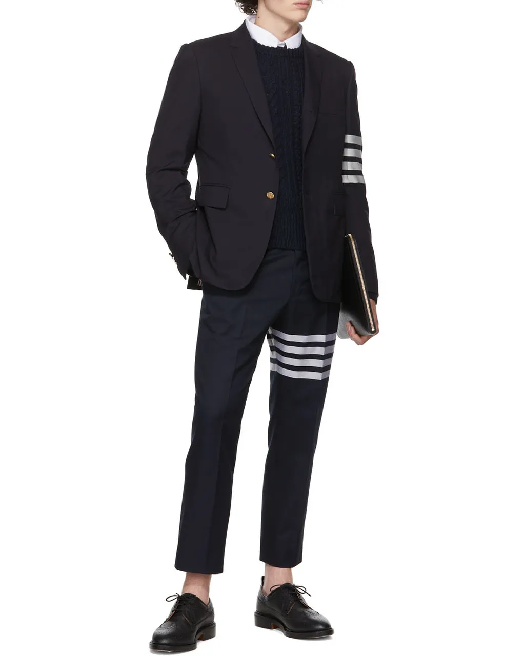 Thom Browne 4-Bar Tailored Blazer