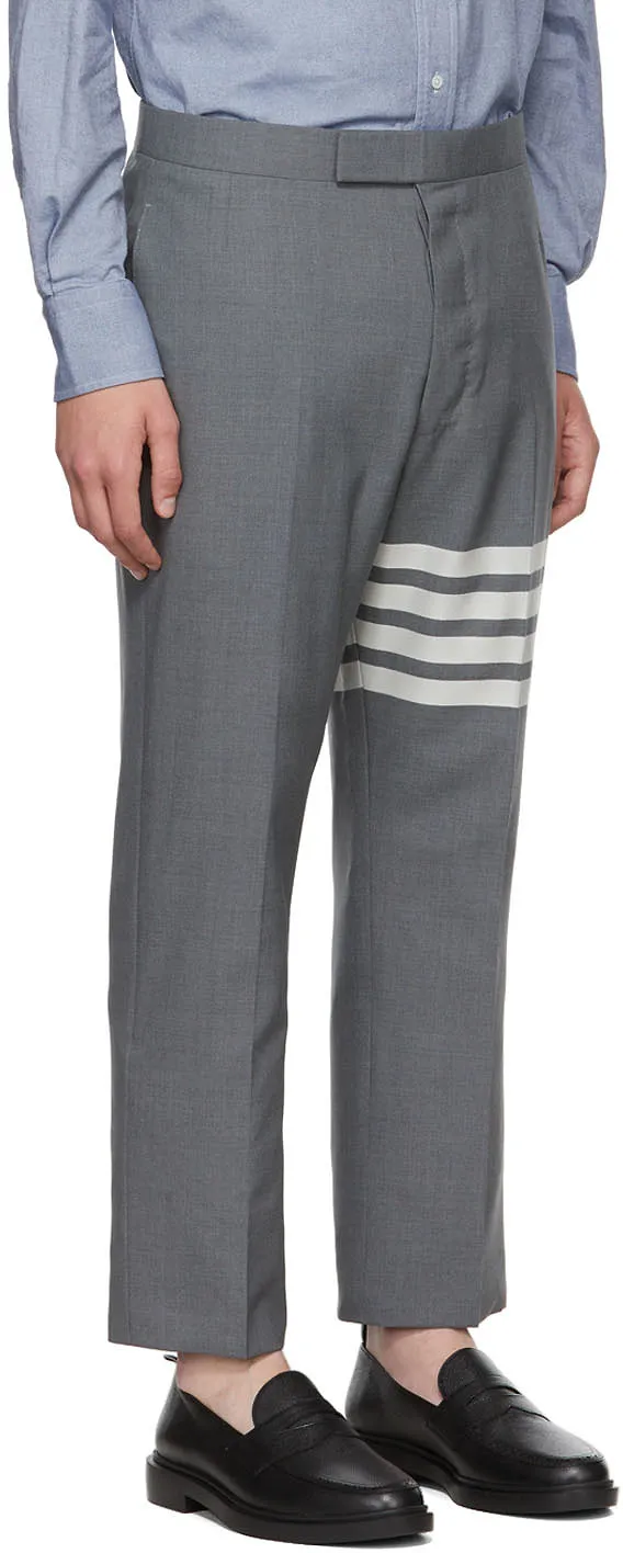 Thom Browne 4-Bar Striped Trousers