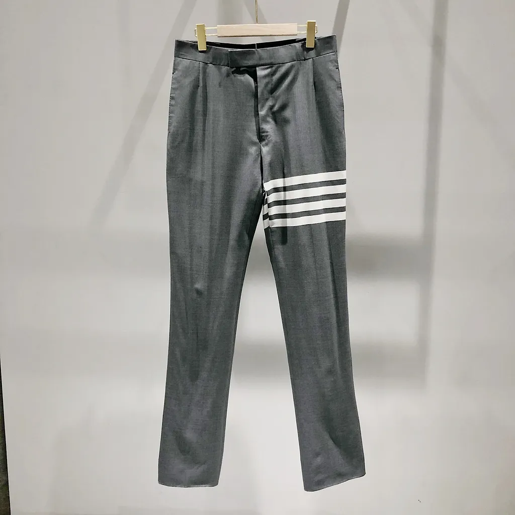 Thom Browne 4-Bar Striped Trousers