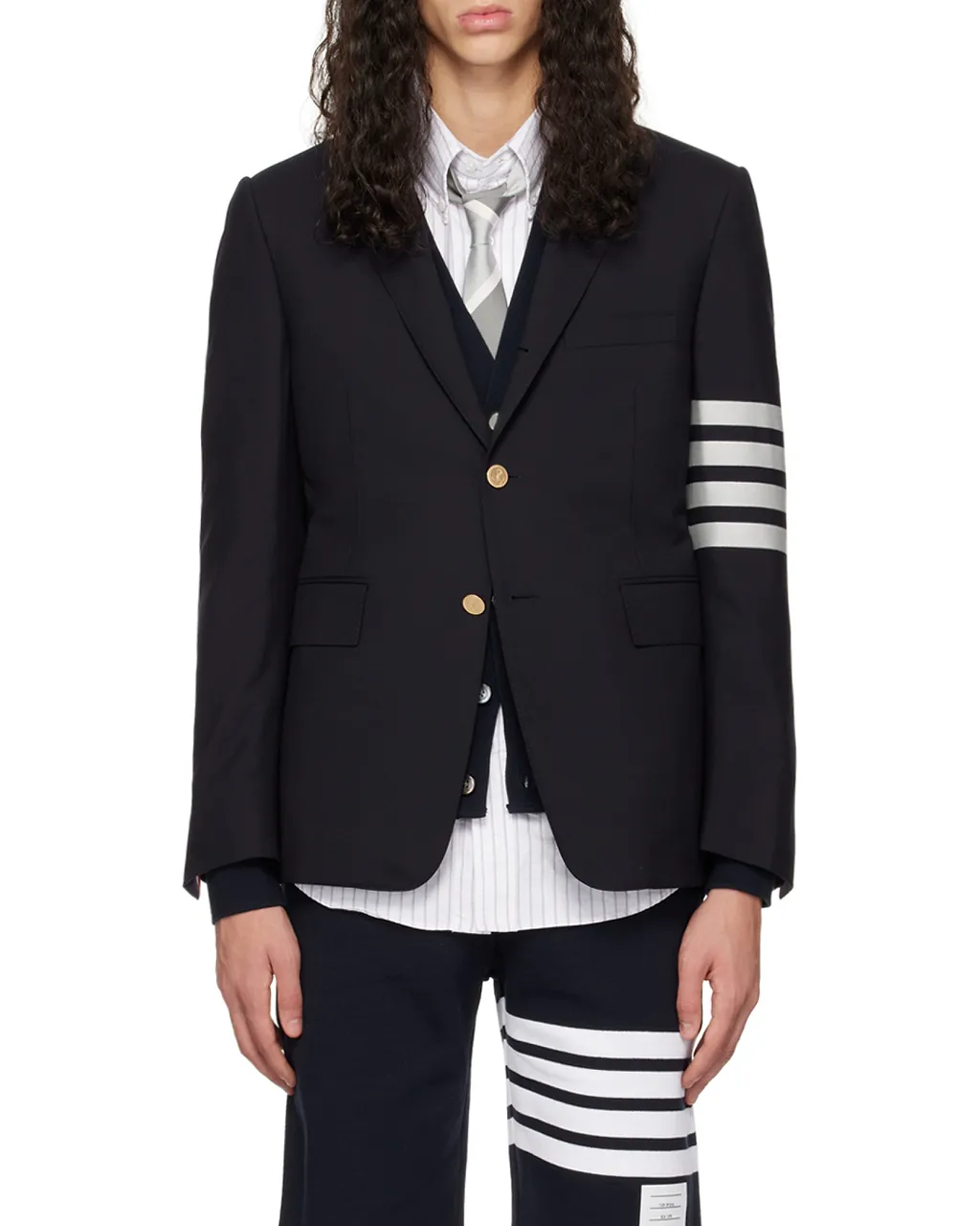 Thom Browne 4-Bar Tailored Blazer
