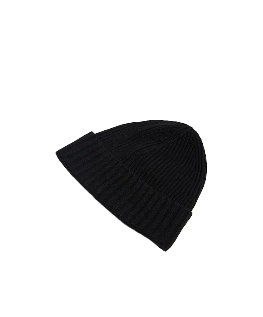 Wool Blend Knit Beanie