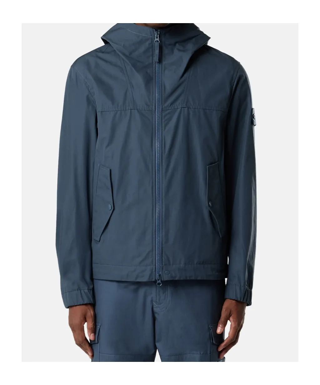 Stone Island Logo Patch Zip-Up Jacket