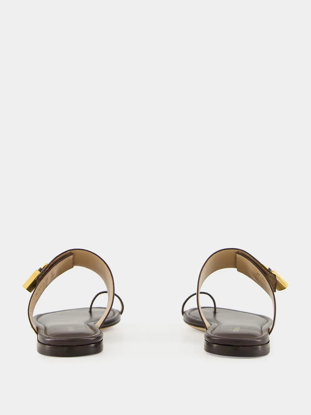 Espresso Flat Sandals