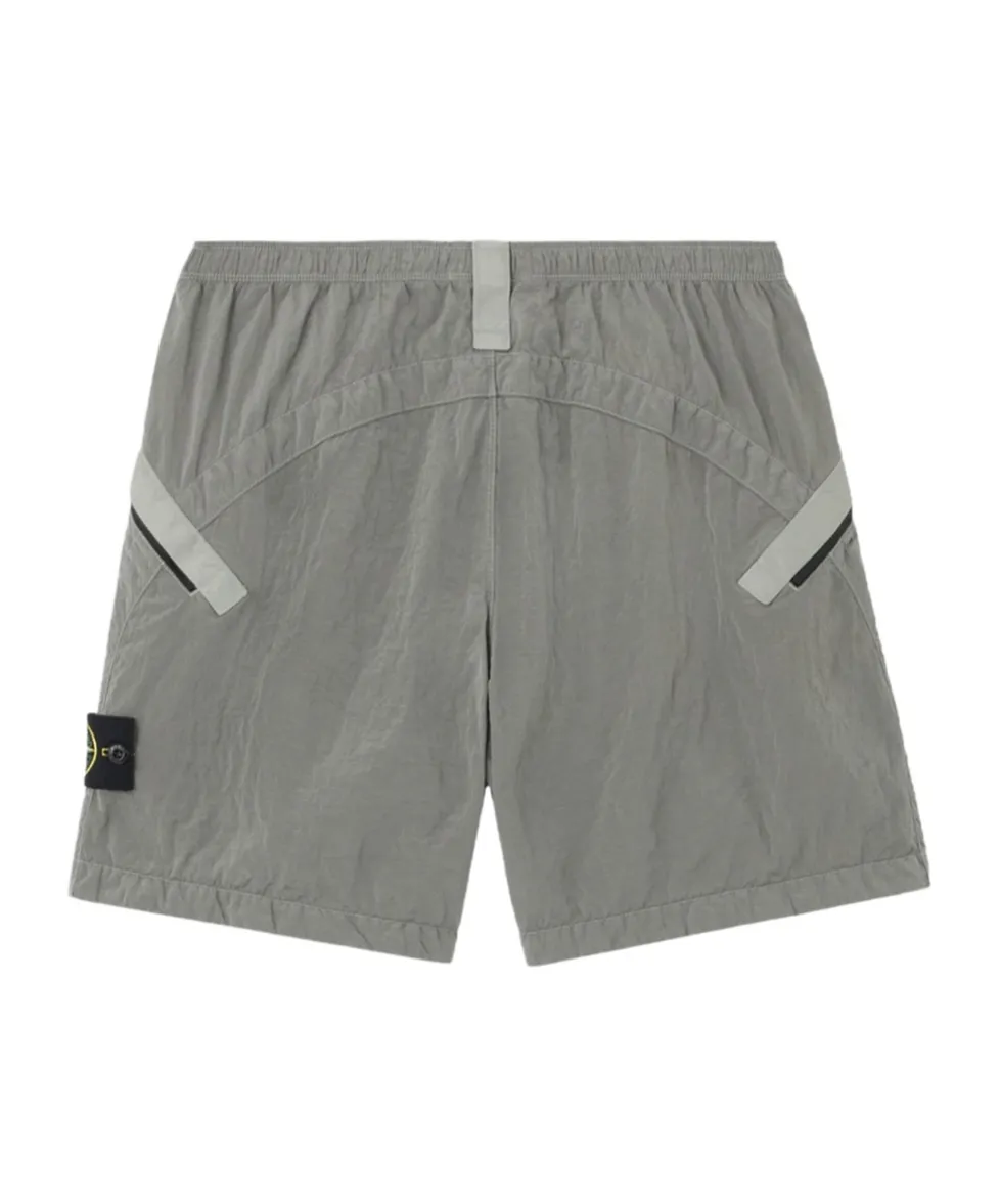 Stone Island Logo Patch Bermuda Shorts