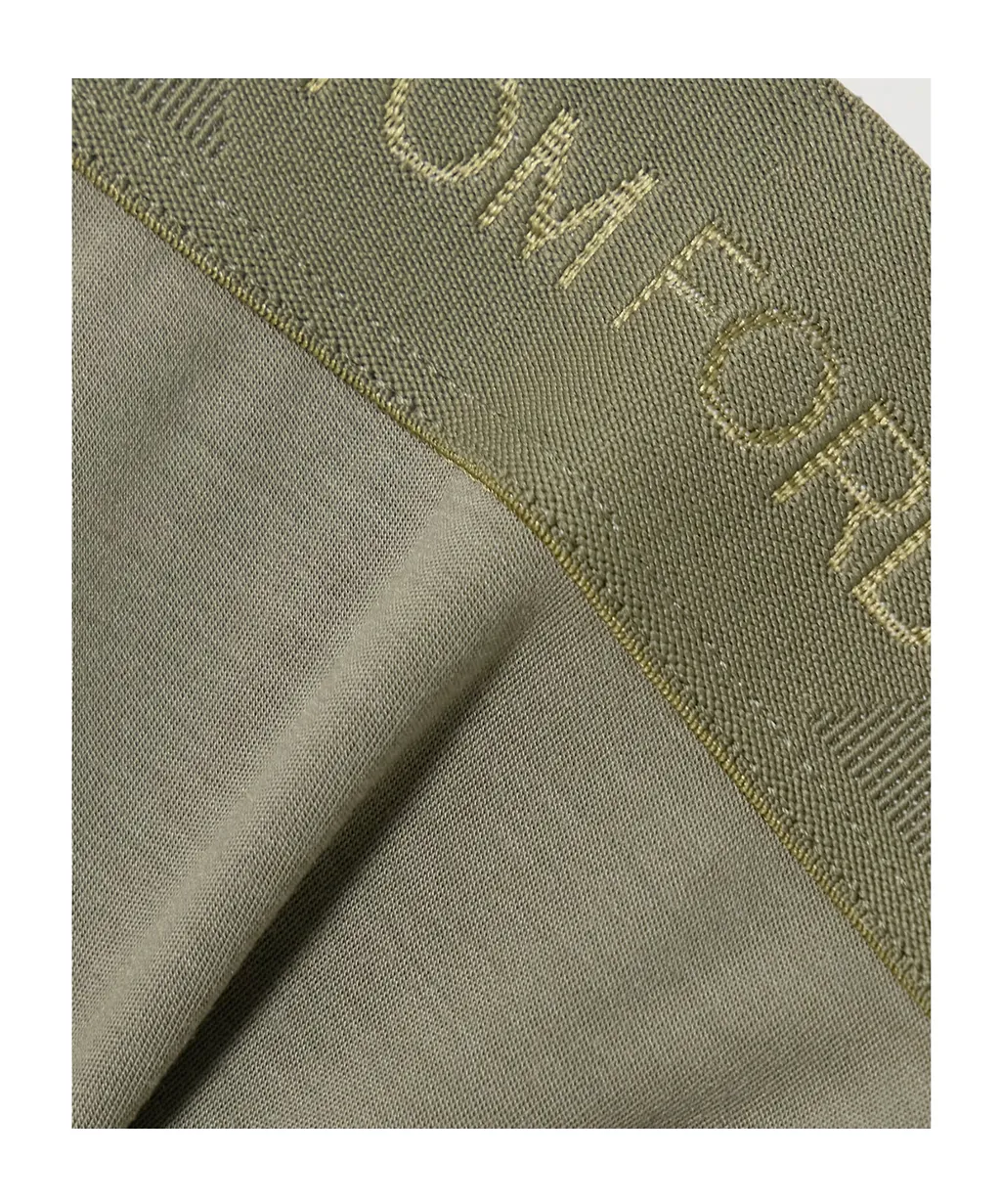 Logo-Embroidered Thong