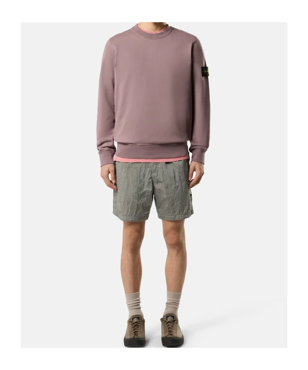 Stone Island Logo Patch Bermuda Shorts