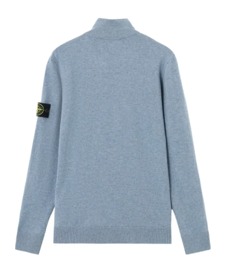 Zip Mock-Neck Sweater
