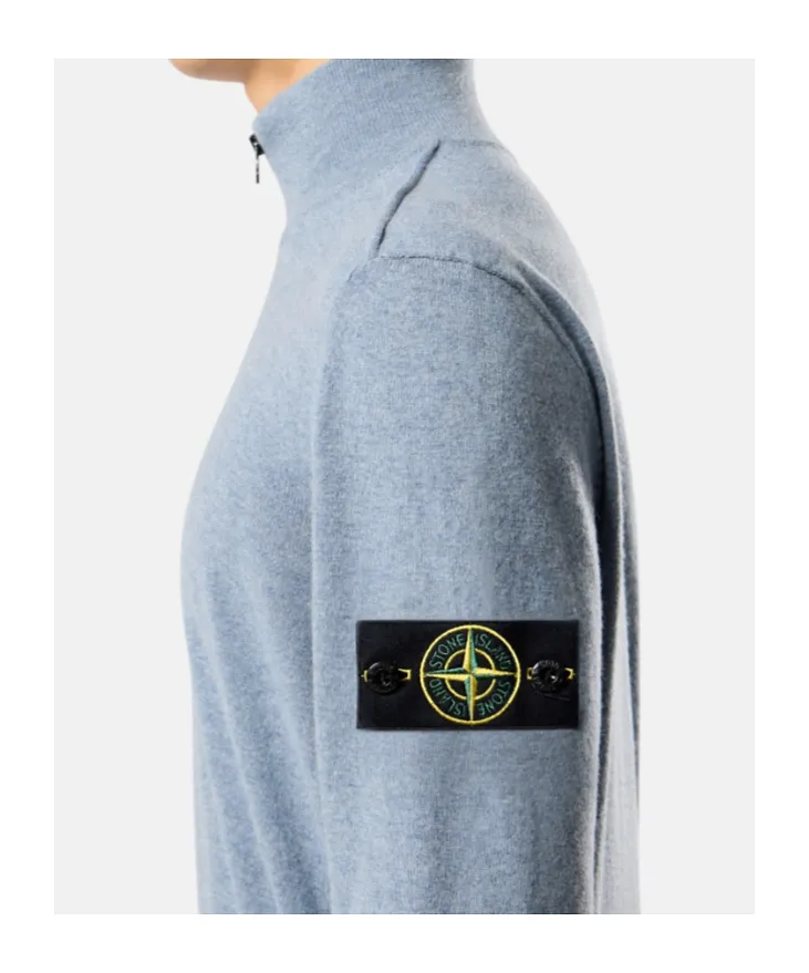 Zip Mock-Neck Sweater