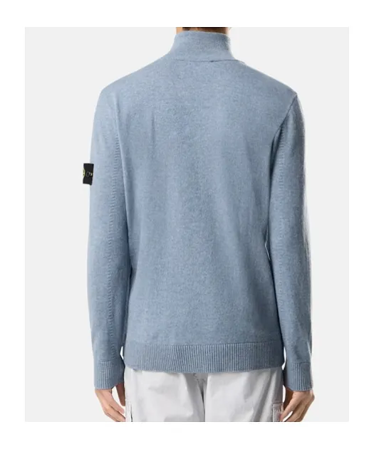 Zip Mock-Neck Sweater
