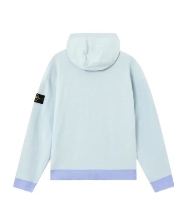 Stone Island Logo Patch Zip Hooded Jacket